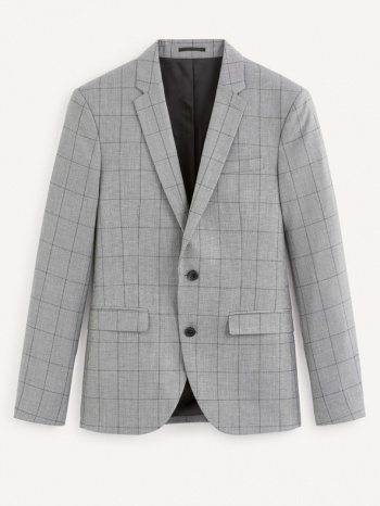 celio vuaimee jacket grey 68% polyester, 29% viscose, 3% σε προσφορά