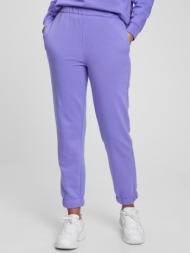 gap sweatpants violet 77% cotton, 14% polyester, 9% recycled polyester