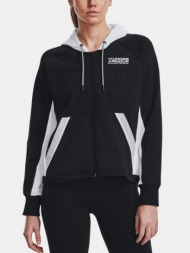 under armour rival fz hoodie sweatshirt black 80% cotton, 20% polyester