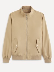 celio vucotton jacket beige 65% cotton, 35% polyamide
