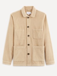 celio vumusevel jacket beige 100% cotton