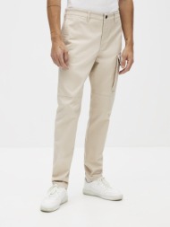 celio sokargo trousers beige 58% cotton, 42% polyester