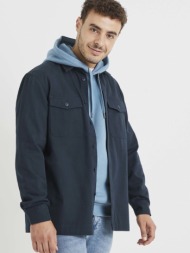 celio vawork jacket blue 100% cotton