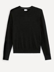 celio sebase sweater black 100% cotton