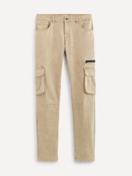 celio trousers beige 98% cotton, 2% elastane