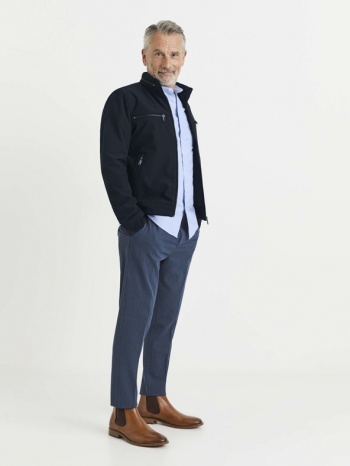celio trousers blue 62% polyester, 33% viscose, 5% elastane σε προσφορά