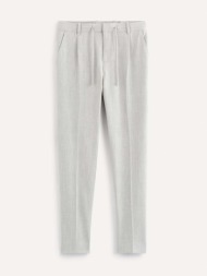 celio trousers grey 62% polyester, 33% viscose, 5% elastane