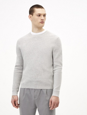 celio tepic sweater grey 100% cotton σε προσφορά