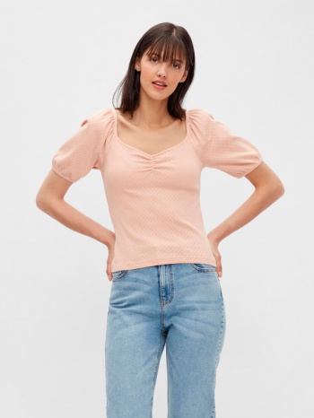 pieces lucy blouse pink 100 % organic cotton σε προσφορά