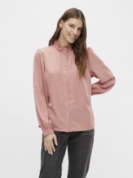 vila simple blouse pink 100% polyester