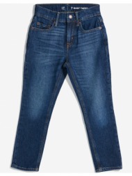 gap easy taper kids jeans blue 94% cotton, 5% recycled cotton, 1% elastane