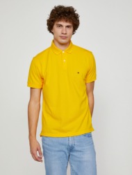 tommy hilfiger polo shirt yellow 96 % organic cotton, 4 % elastane