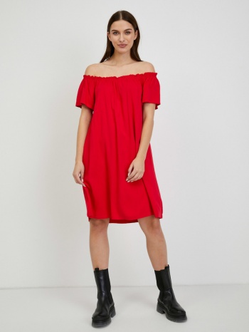 top secret dresses red 100% viscose σε προσφορά