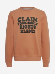 blend sweatshirt orange 100% cotton
