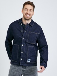 tom tailor denim jacket blue 78% cotton, 20% polyester, 2% elastane