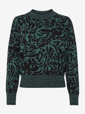 ichi sweater green 50% viscose, 25% cotton, 20% nylon, 5% σε προσφορά