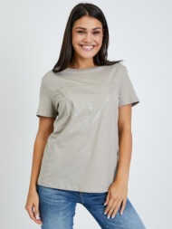 guess adele t-shirt grey 100% cotton