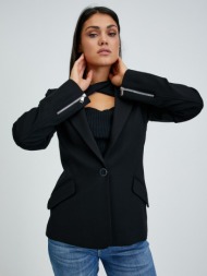 guess cecile jacket black 67 % viscose, 28 % polyamide, 5 % elastane
