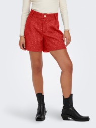 only kennedy shorts red 100% polyester
