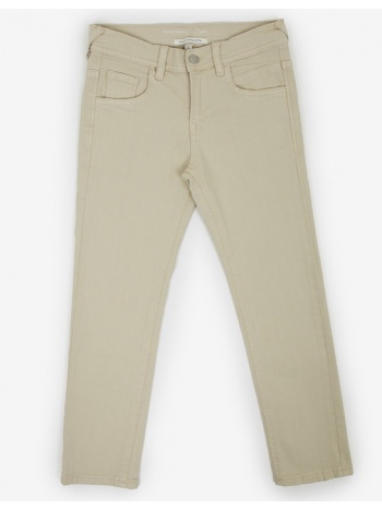tom tailor kids trousers beige 98% cotton, 2% elastane σε προσφορά