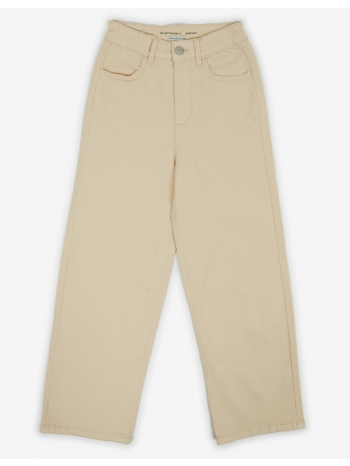tom tailor kids trousers beige 98% cotton, 2% elastane σε προσφορά