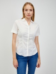 orsay shirt white 69 % cotton, 28 % polyamide, 3 % elastane