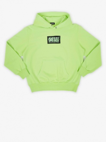 diesel kids sweatshirt green 100% cotton σε προσφορά