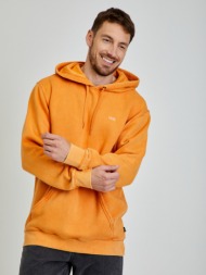 vans comfycush wash sweatshirt orange 78% cotton, 22% polyester