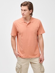 gap polo shirt orange 100% cotton