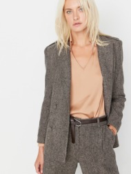trendyol jacket grey 70% cotton, 30% polyester
