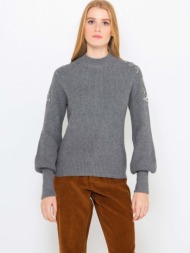 camaieu sweater grey 50% viscose, 28% polyester, 22% nylon