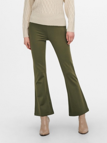 jacqueline de yong pretty trousers green 66% viscose, 30% σε προσφορά