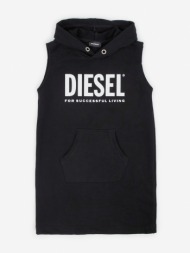 diesel kids dress black 100% cotton