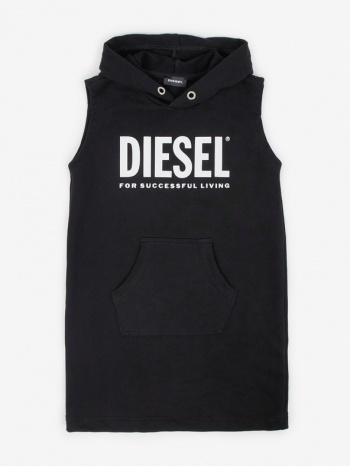 diesel kids dress black 100% cotton σε προσφορά