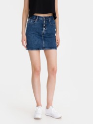 calvin klein jeans skirt blue 99% cotton, 1% elastane