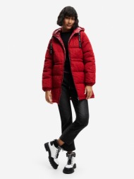 desigual kalmar winter jacket red outer part - 73% polyester, 27% polyamide; lining - 100% polyester