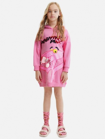 desigual erin kids dress pink 100% cotton σε προσφορά