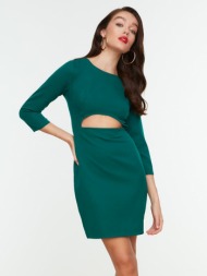 trendyol dresses green 88% polyester, 12% elastane