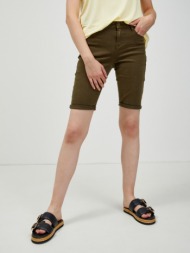 camaieu shorts green 98% cotton, 2% elastane