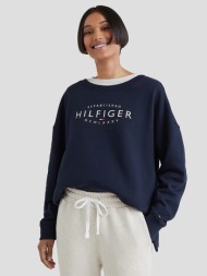 tommy hilfiger sweatshirt blue 100 % organic cotton