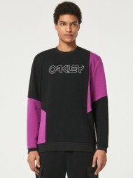 oakley sweatshirt black 58% cotton, 28% polyester, 14% recycled polyester