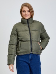 noisy may anni winter jacket green 100% polyester