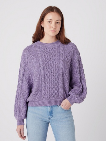 wrangler sweater violet 100% cotton σε προσφορά