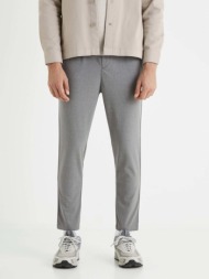 celio 24h botape trousers grey 68 % polyester, 28 % viscose, 4 % elastane
