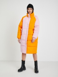 ichi coat orange 100% polyester