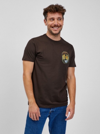 gap t-shirt brown 100% cotton σε προσφορά