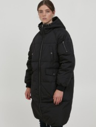 ichi coat black 100% polyester