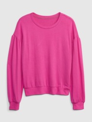 gap kids sweater pink 81% viscose, 15% recycled polyester, 4% spandex