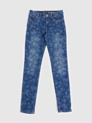 gap kids jeans blue 67% cotton, 27% polyester, 5% recycled cotton, 1% elastane