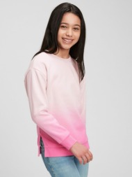 gap kids sweatshirt pink 77% cotton, 14% polyester, 9% recycled polyester